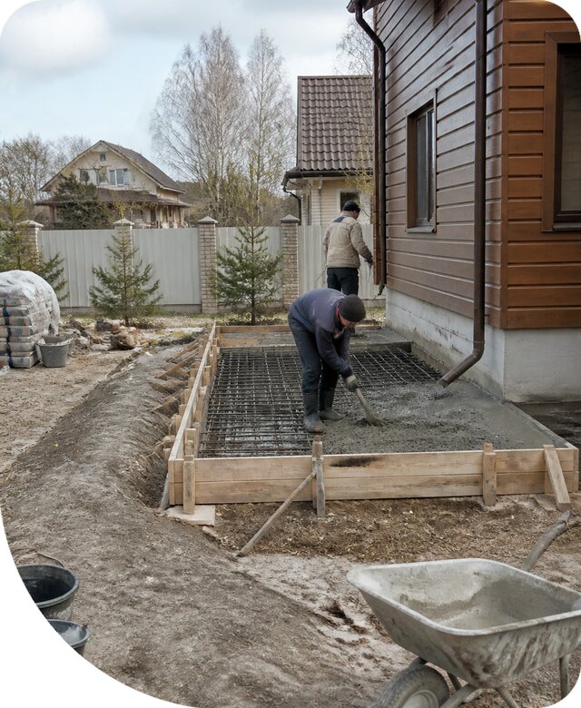 Фундамент для пристройки в Гае под ключ с проектированием